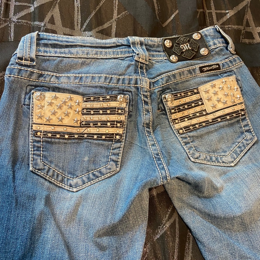 Girls Miss Me Patriotic jeans